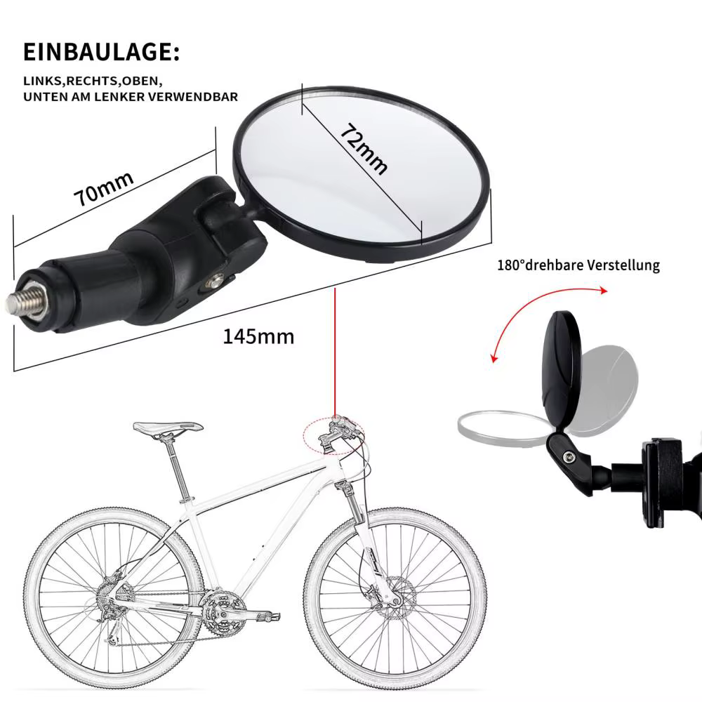 DOMEN rétroviseur de vélo