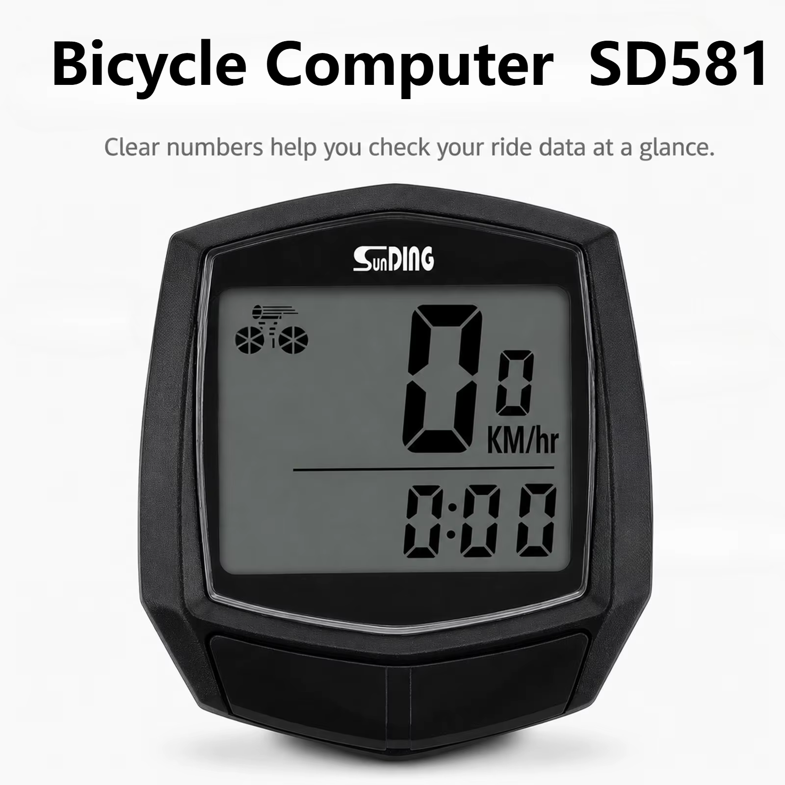 Ordinateur de vélo filaire