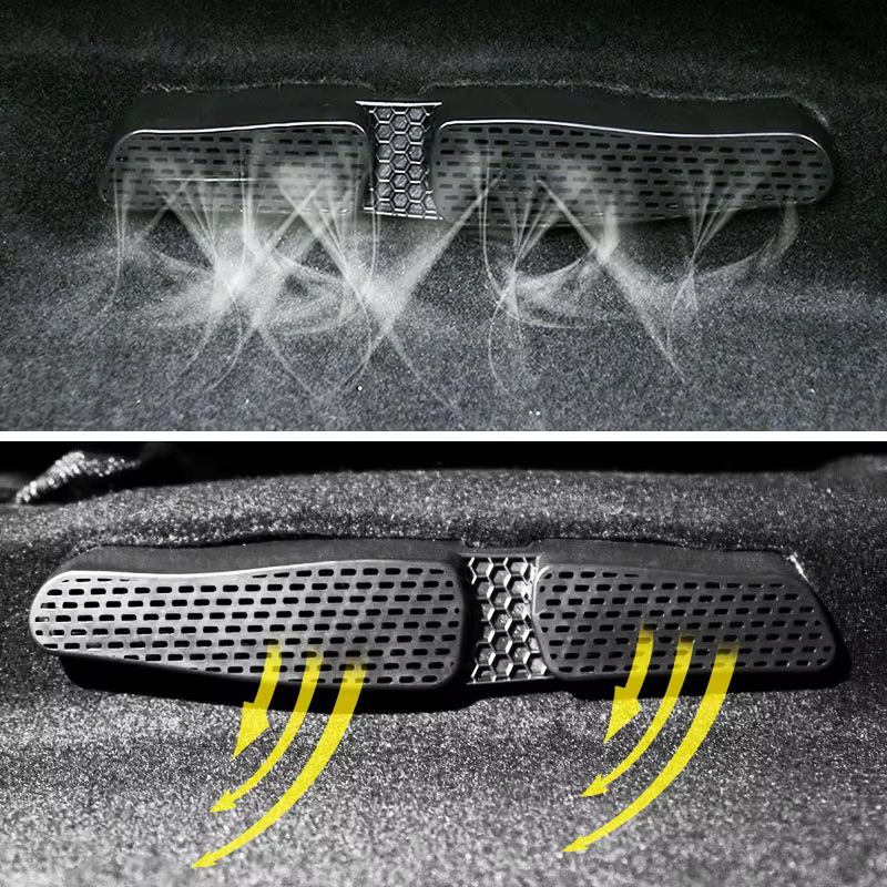 Housse de siège pour AUDI Q2 2017 2018 2019, 2 pièces, Kit de garniture, couvercle de moulage de sortie de chauffage, climatisation