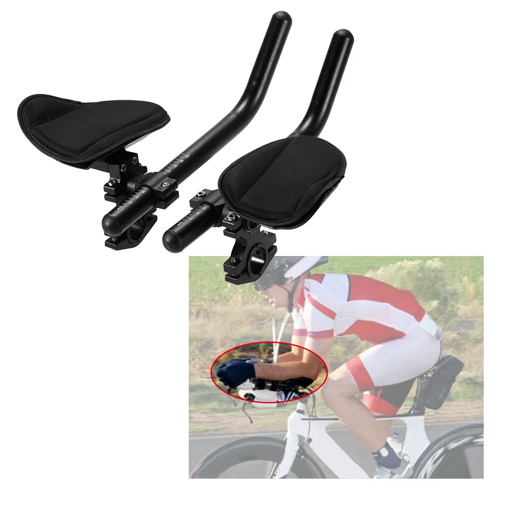 Barre de repose-bras aérodynamique pour vélo de route, VTT et triathlon