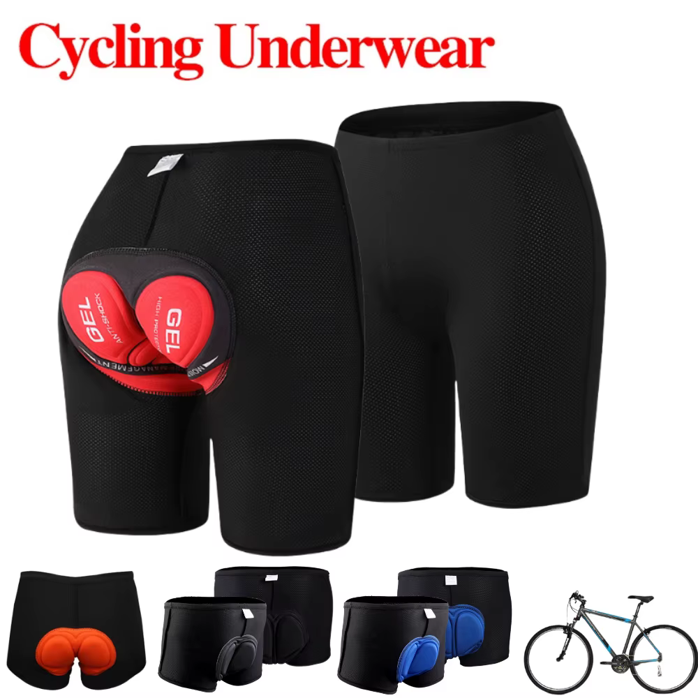 Shorts de cyclisme respirants avec rembourrage 3D