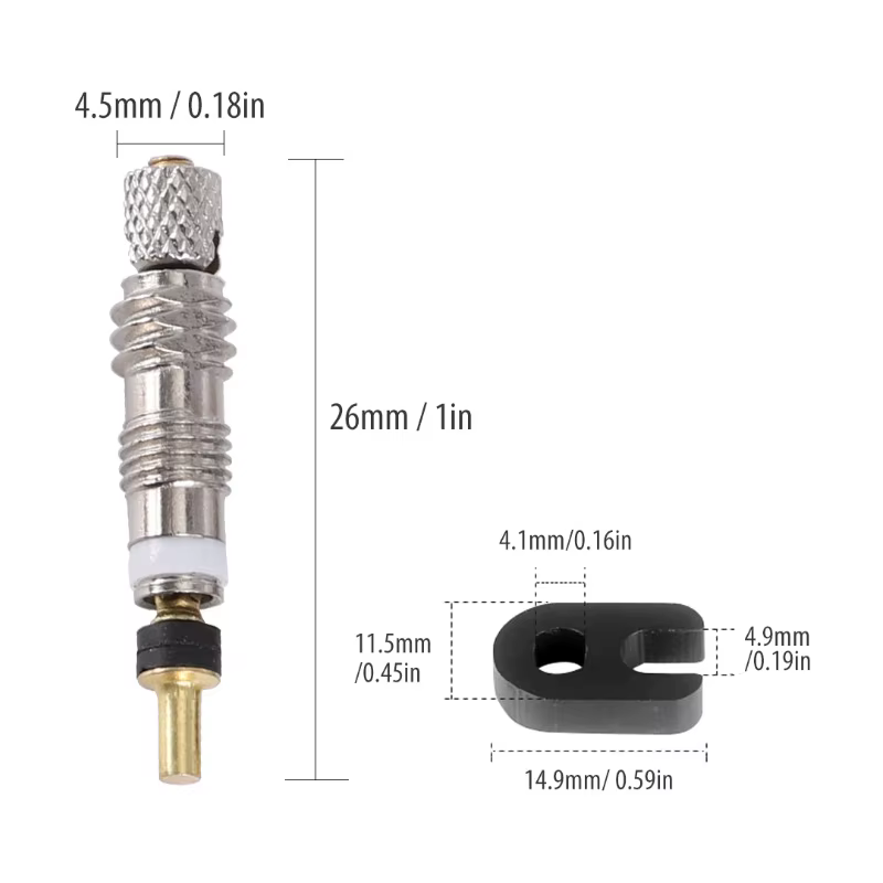 Noyau de Valve Presta amovible pour vélo