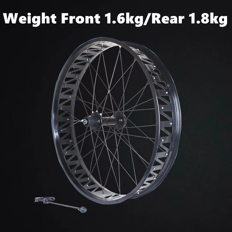 Roue de frein à disque pour vélo de neige