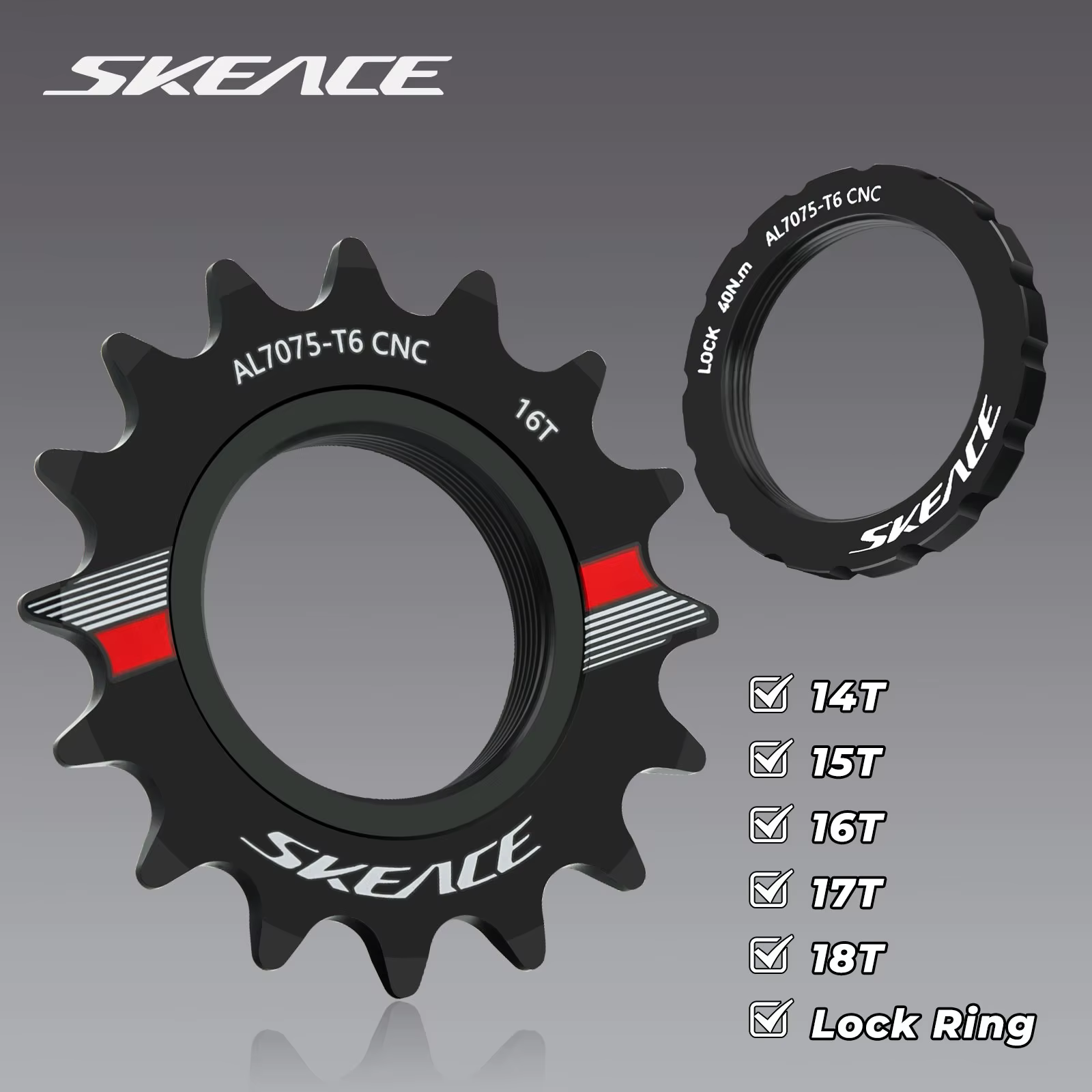 SKEACE Partners-Roue libre de vélo à vitesse unique
