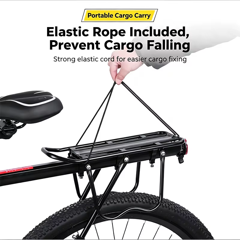 Porte-bagages arrière de vélo à fixation rapide