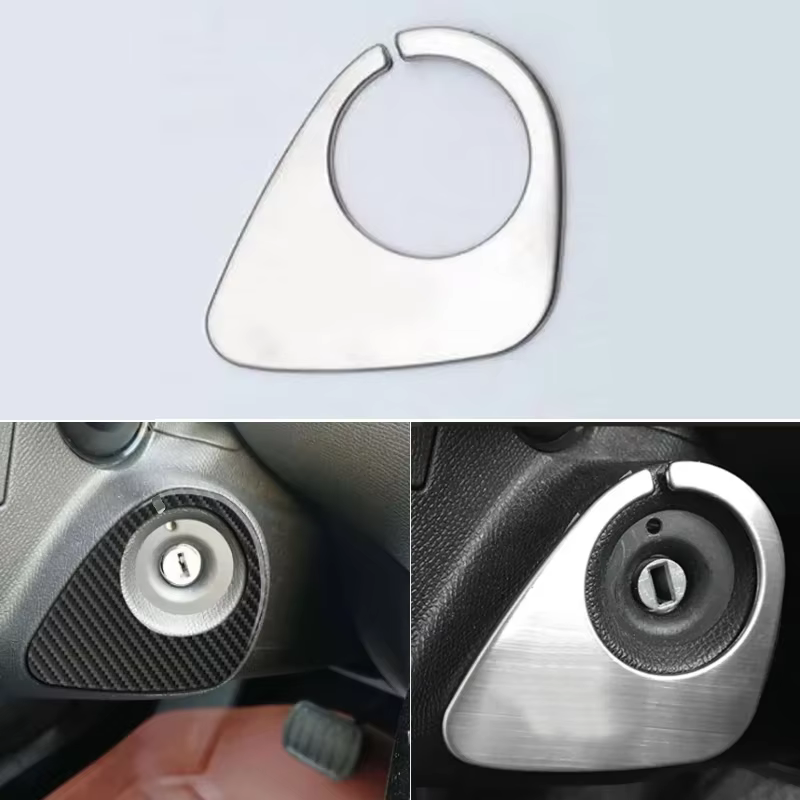 Anneau de bouton de démarrage, accessoires de voiture, couvercle de décoration, garniture à paillettes d'allumage pour Peugeot 2008 208 308 408 508 3008