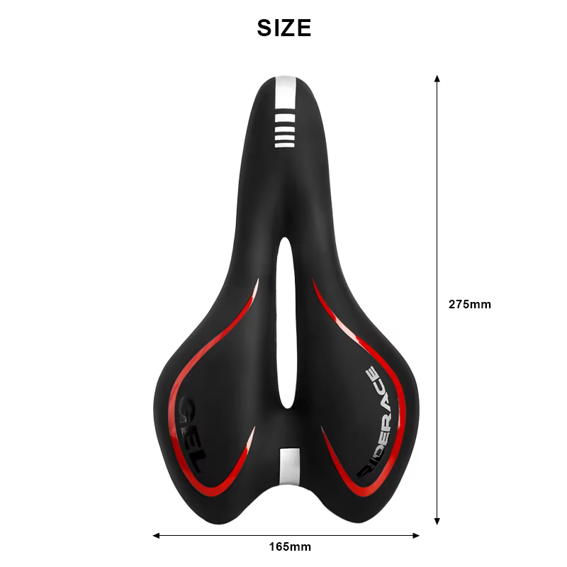 Selle de vélo coussin en Silicone siège de cyclisme Surface en cuir PU rempli de silice Gel TimeTrial