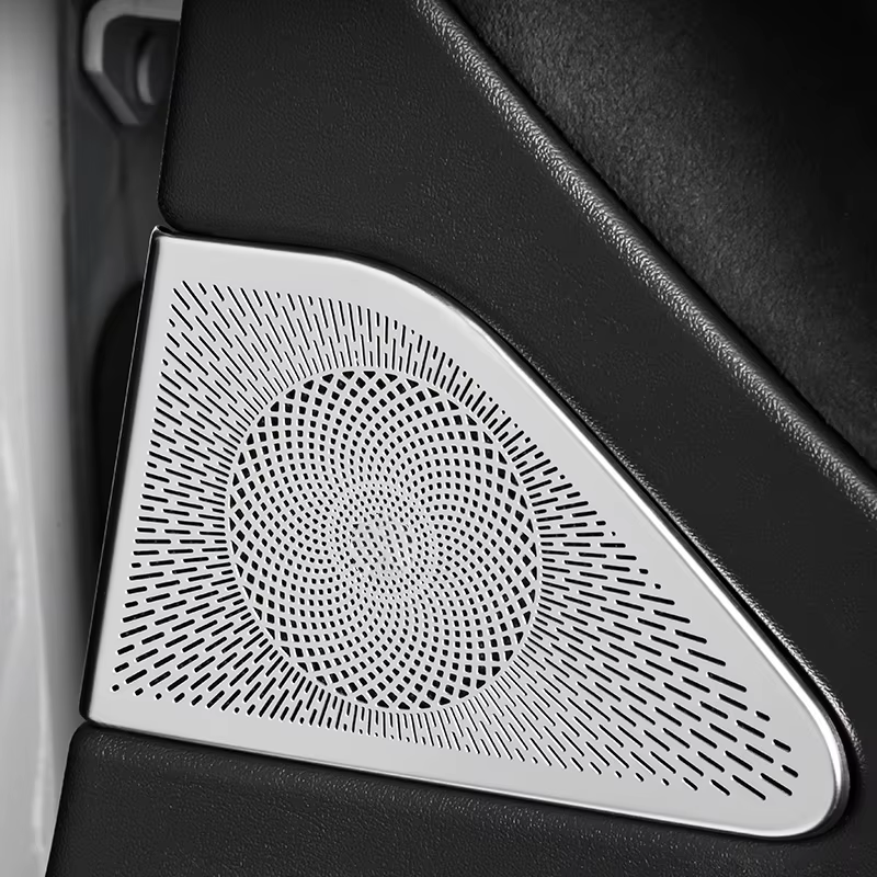 Accessoires pour Tesla Model Y 2022, Model 3 2021, 2022, 2018-2020, couvercle décoratif pour haut-parleur de porte, autocollant de garniture, style automobile