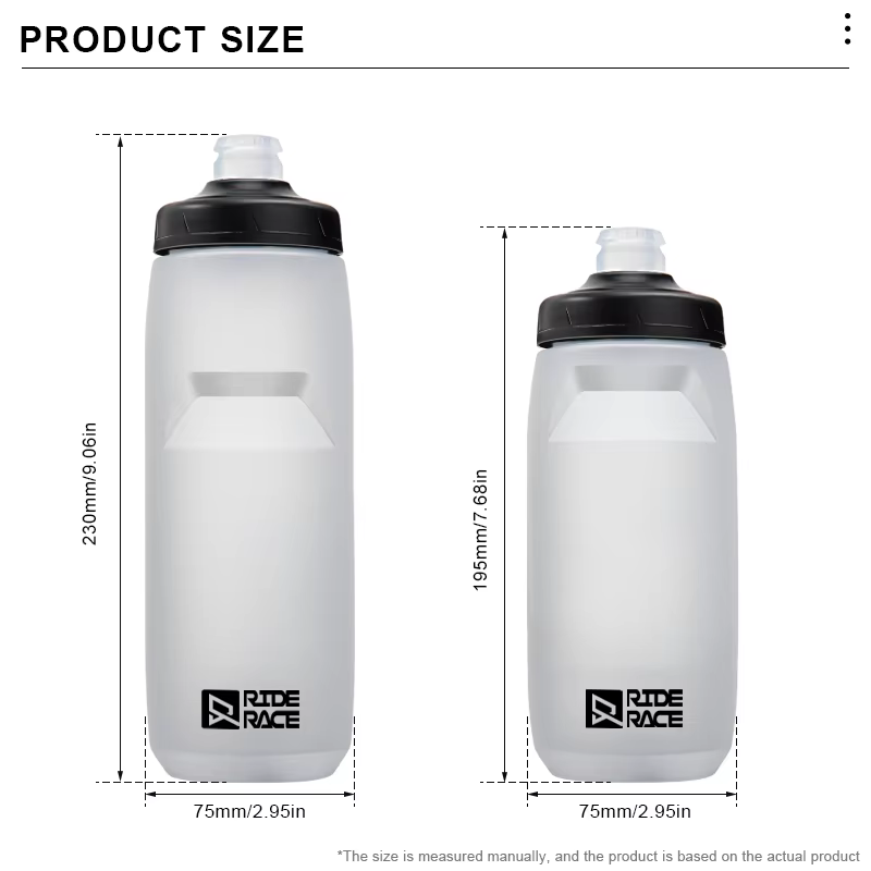Bouteille d'eau pour vélo 620/750ML