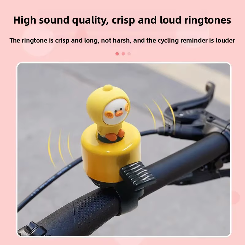 Cloche de vélo forte de dessin animé