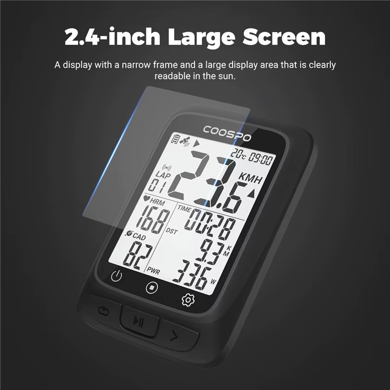 COOSPO BC107 Vélo Ordinateur GPS Sans Fil
