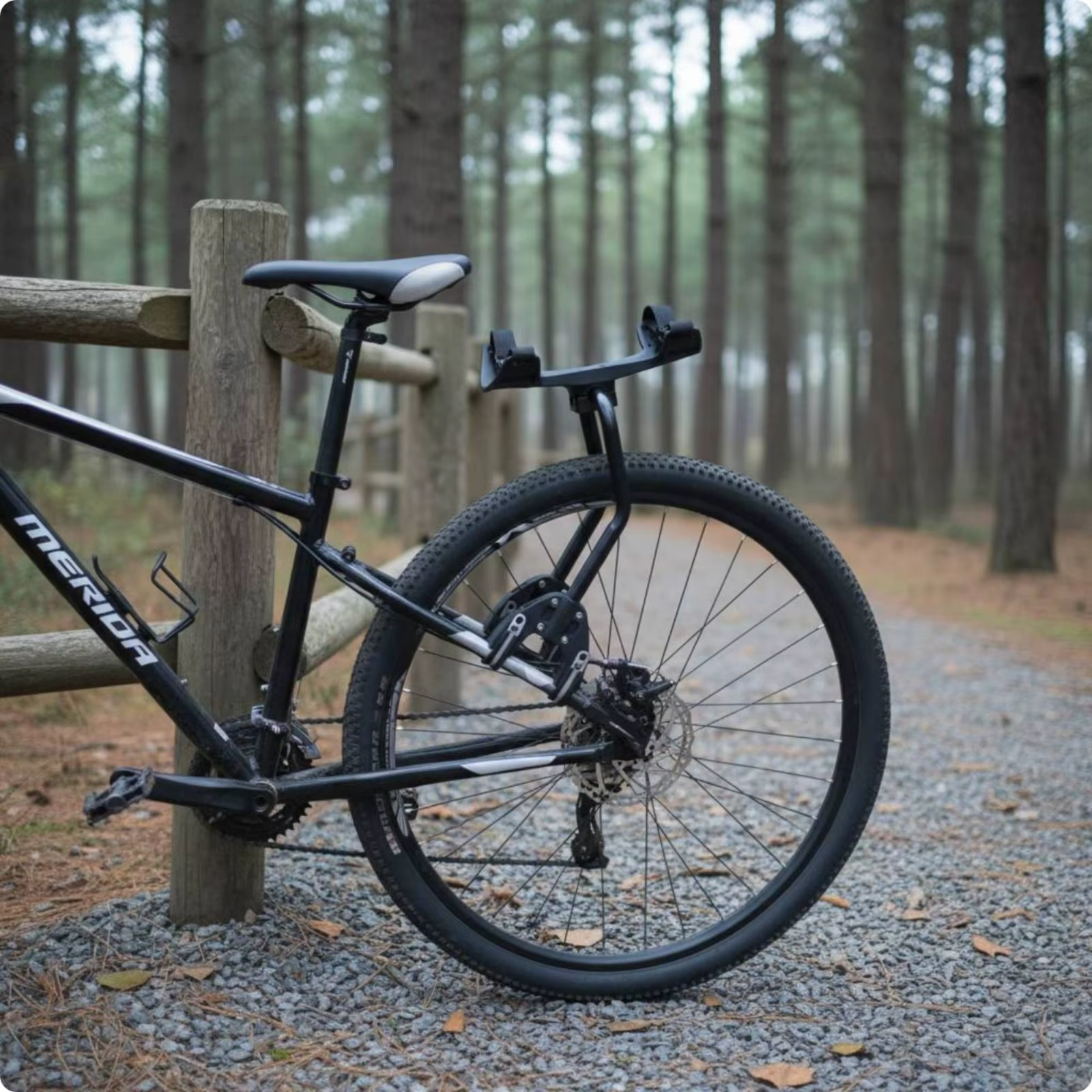 Porte-vélos de montagne réglable pour porte-bagages arrière de vélo