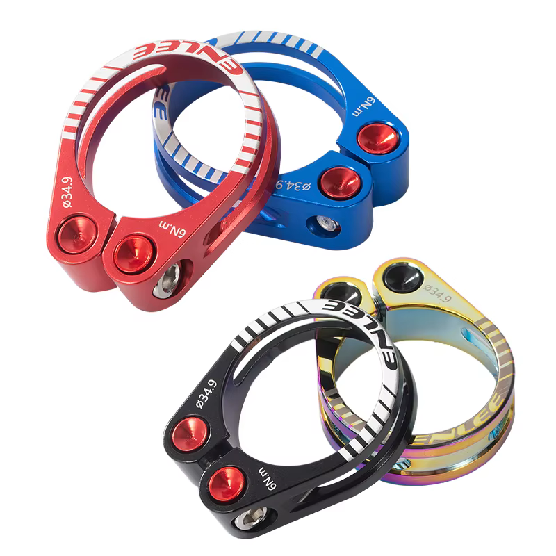 ENLEE 31.8/34.9mm alliage vélo siège pince en aluminium à dégagement rapide montagne vtt BMX