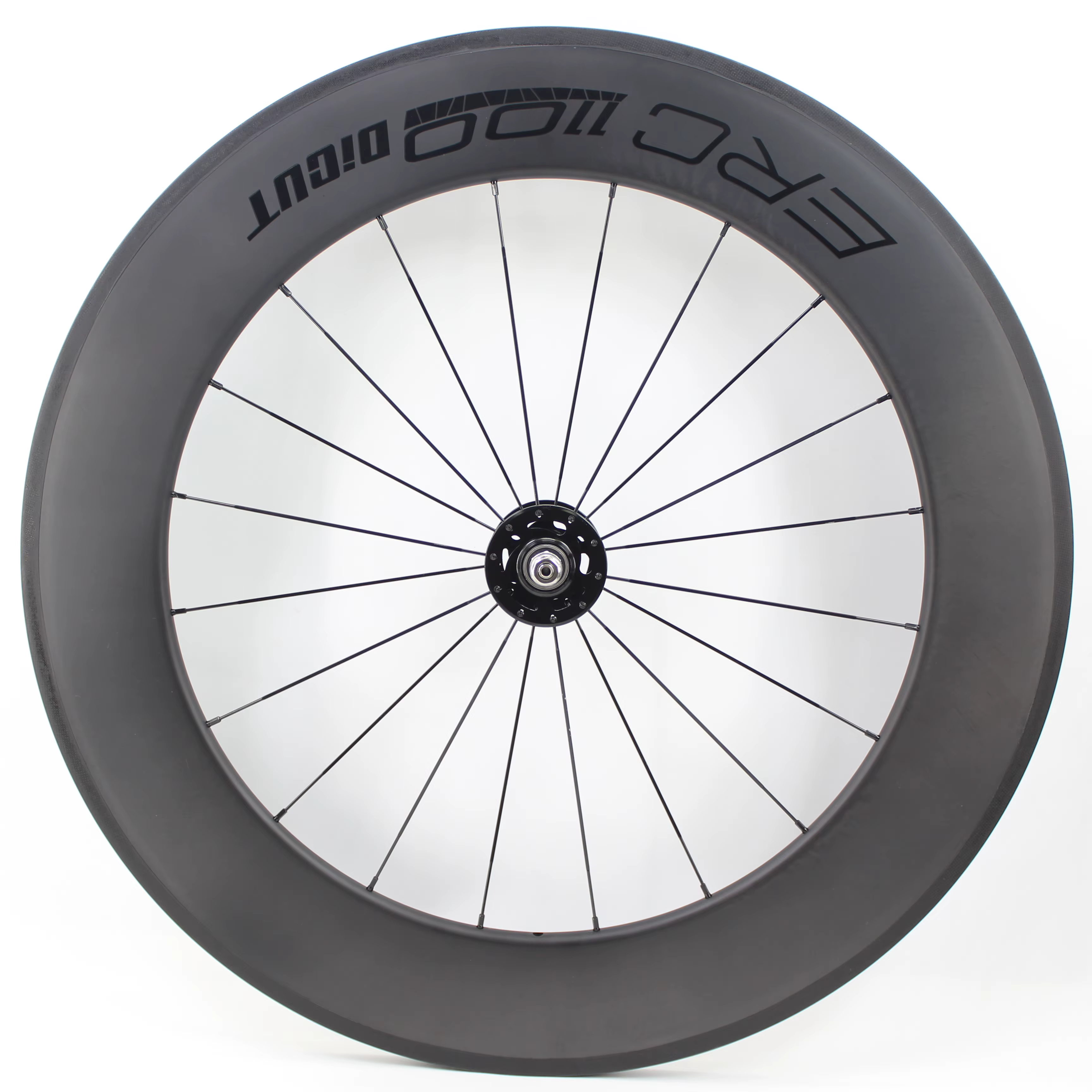 Paire de roues de vélo tubulaires en fibre de carbone 700C