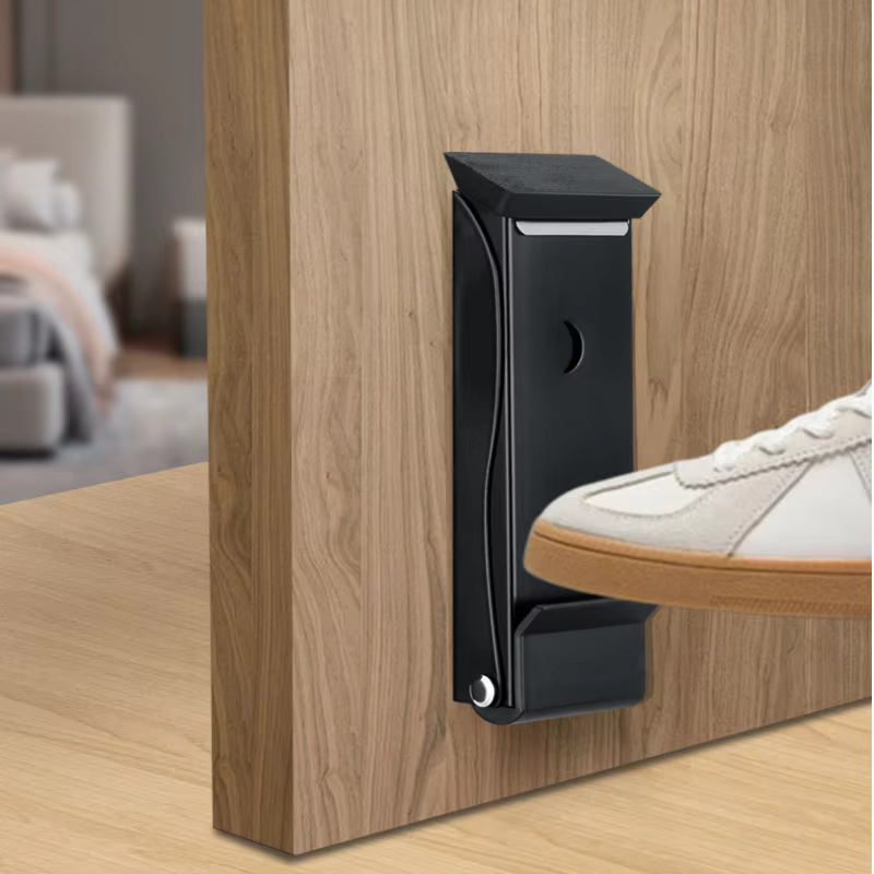Butée de porte métallique robuste anti-collision et coupe-vent, butée de porte solide pour usage domestique quotidien
