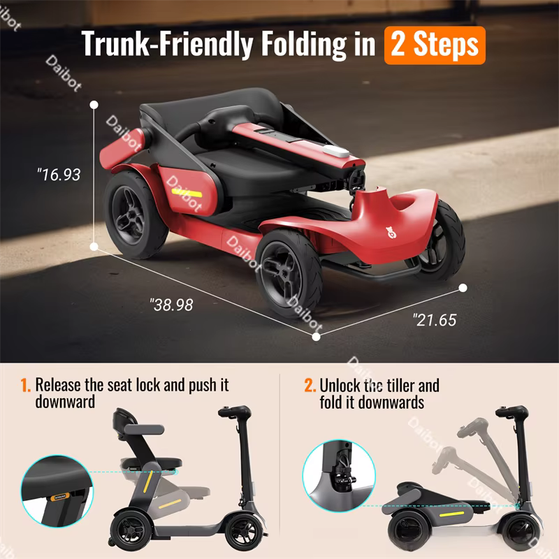 Trottinette électrique pliante pour adultes