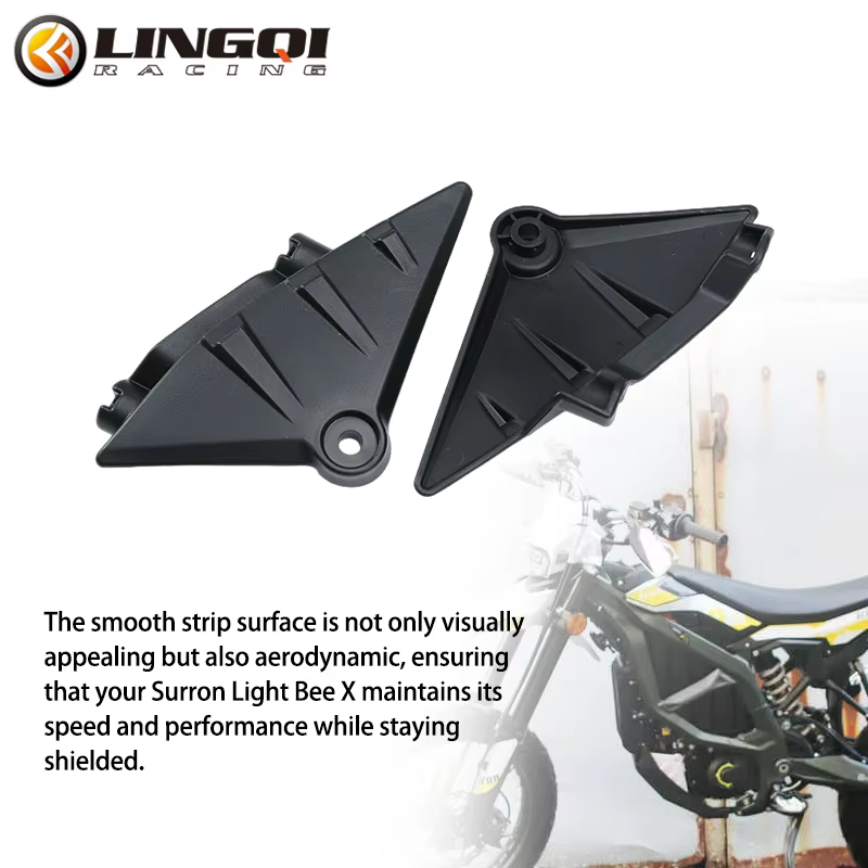 LINGQI Ebike batterie couvercle inférieur panneau latéral Protection garde-boue en plastique pour Ultra abeille Ultrabee vélos électriques Pit Dirt Bike