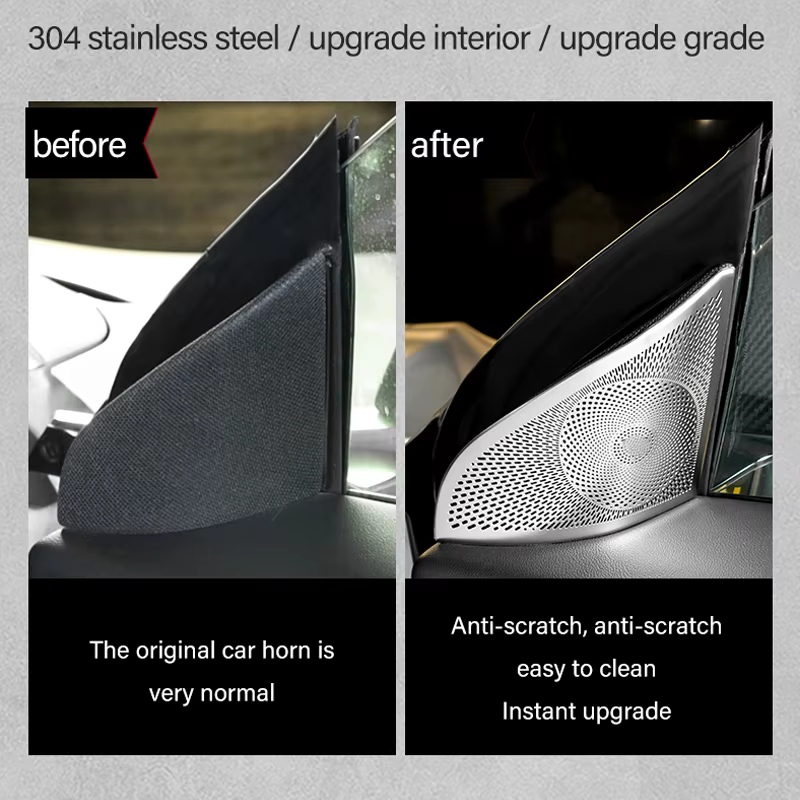 Accessoires pour Tesla Model Y 2022, Model 3 2021, 2022, 2018-2020, couvercle décoratif pour haut-parleur de porte, autocollant de garniture, style automobile