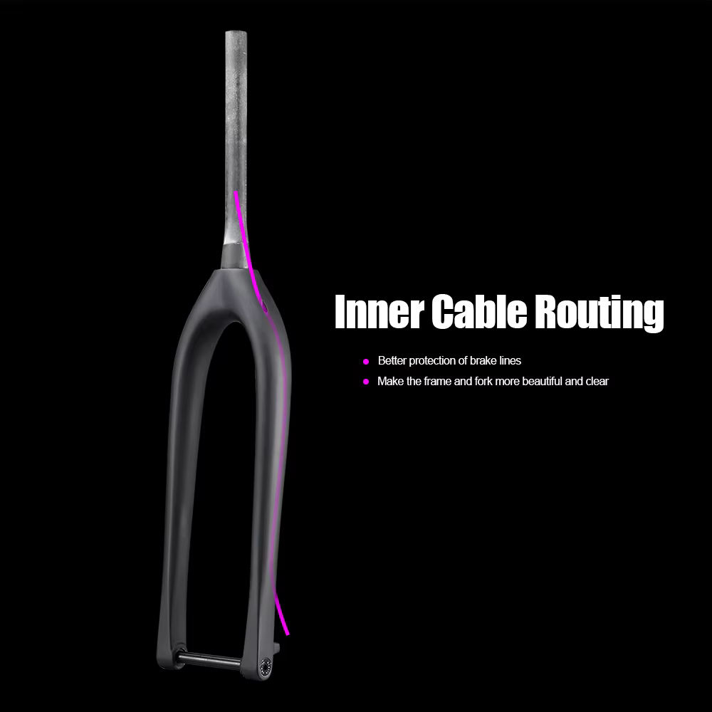 Fourche avant de vtt en fibre de carbone