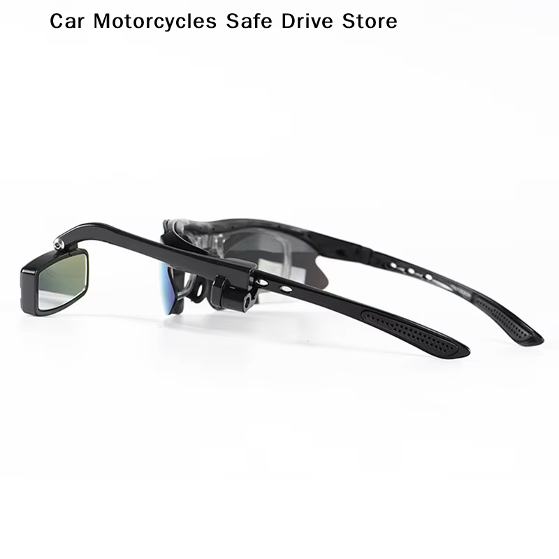 Lunettes de cyclisme avec rétroviseur