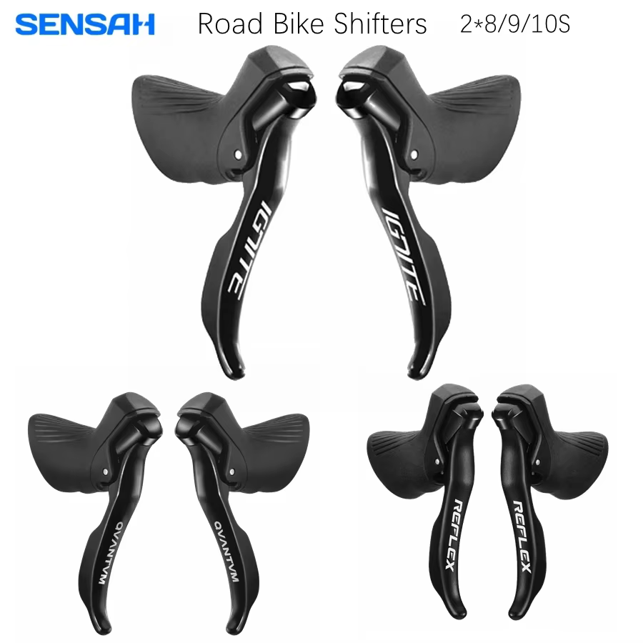 SENSAH manettes de vitesse de vélo de route 2x7 2x8 2x9 2x10 levier de frein