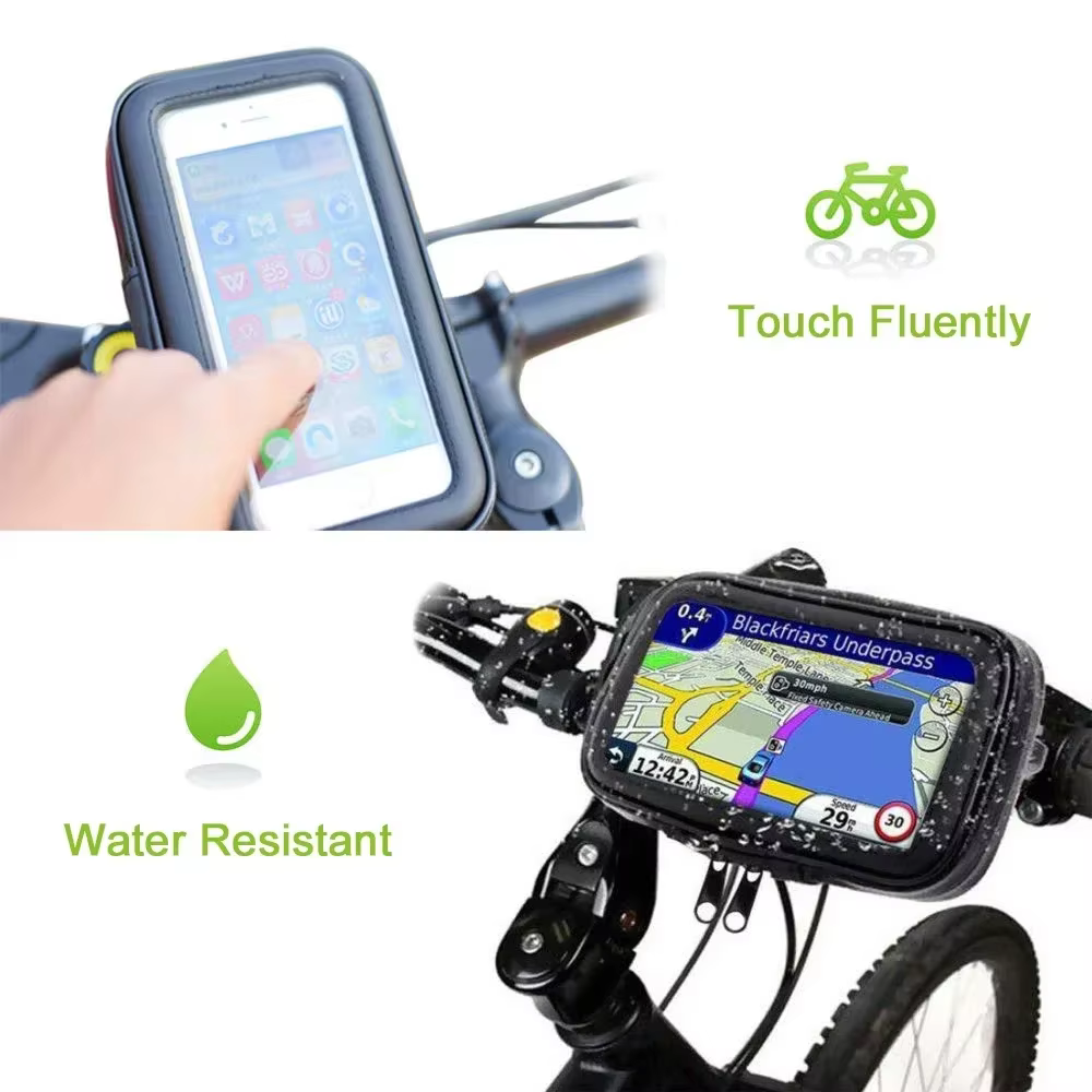 Support de téléphone étanche pour guidon de vélo et moto