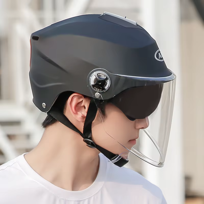 V casque de Scooter électrique été V Chopper casques de Moto cascade de sécurité Soman Articles urbains femme hommes