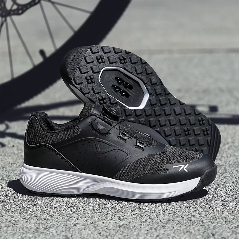 Baskets de cyclisme vtt hommes sport chaussures de vélo de saleté SPD pédale