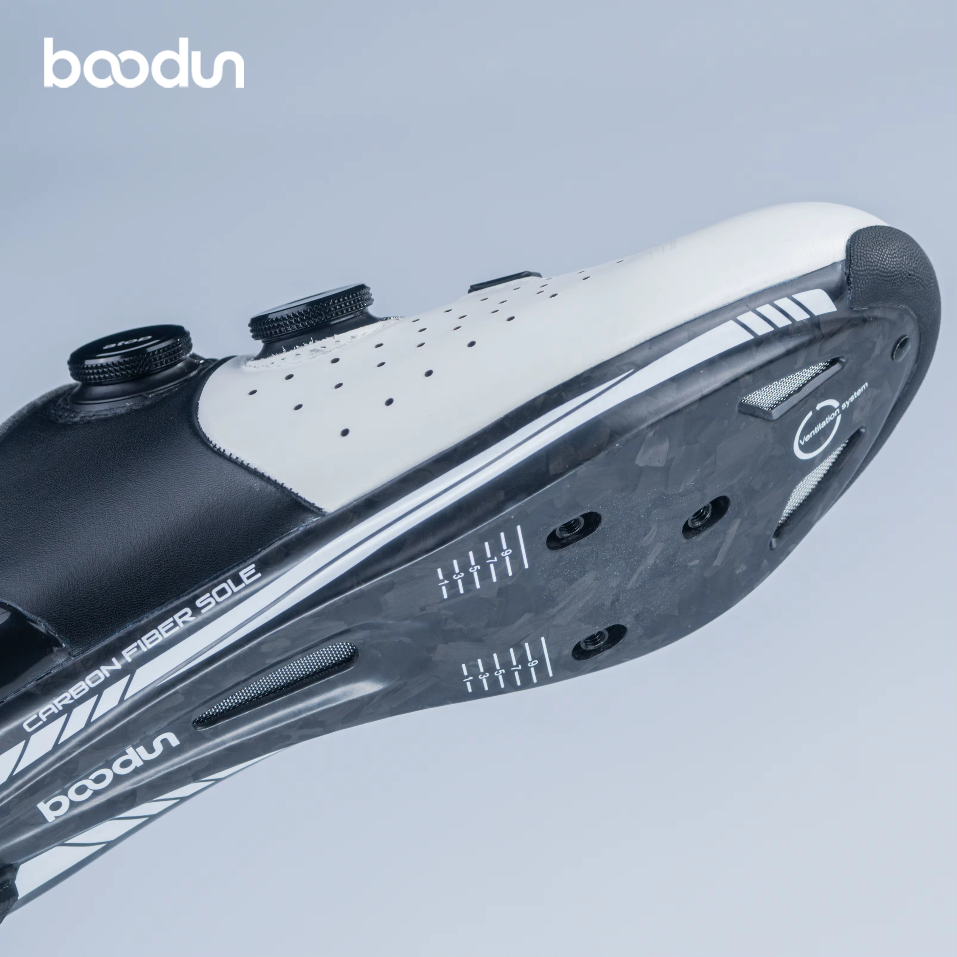 Chaussures de cyclisme sur route respirantes pour hommes