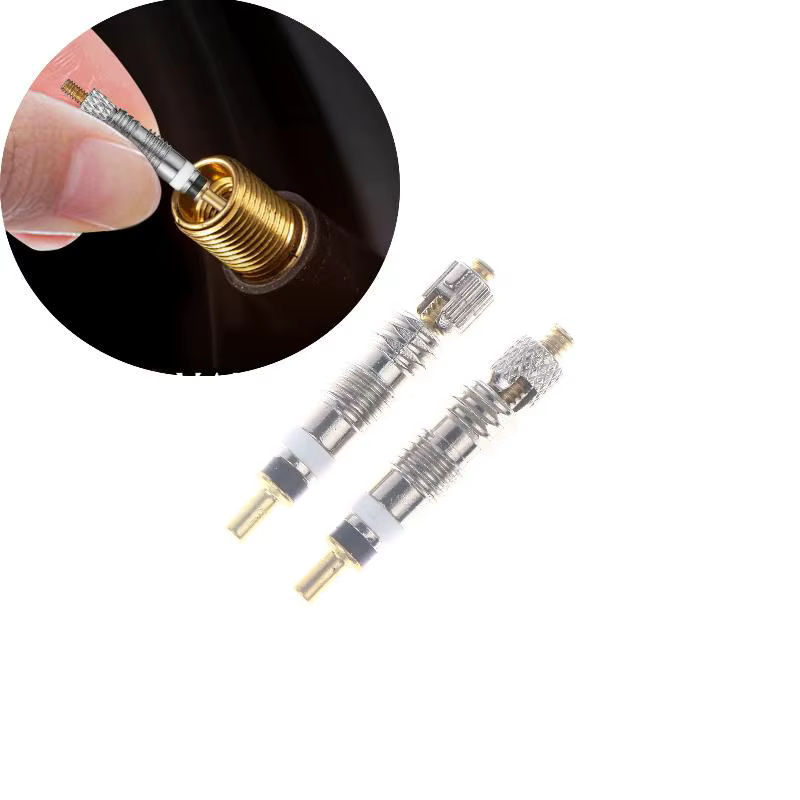 2/6/10 Pièces Noyaux de valve Presta amovibles en laiton pour réparation et remplacement de vélos
