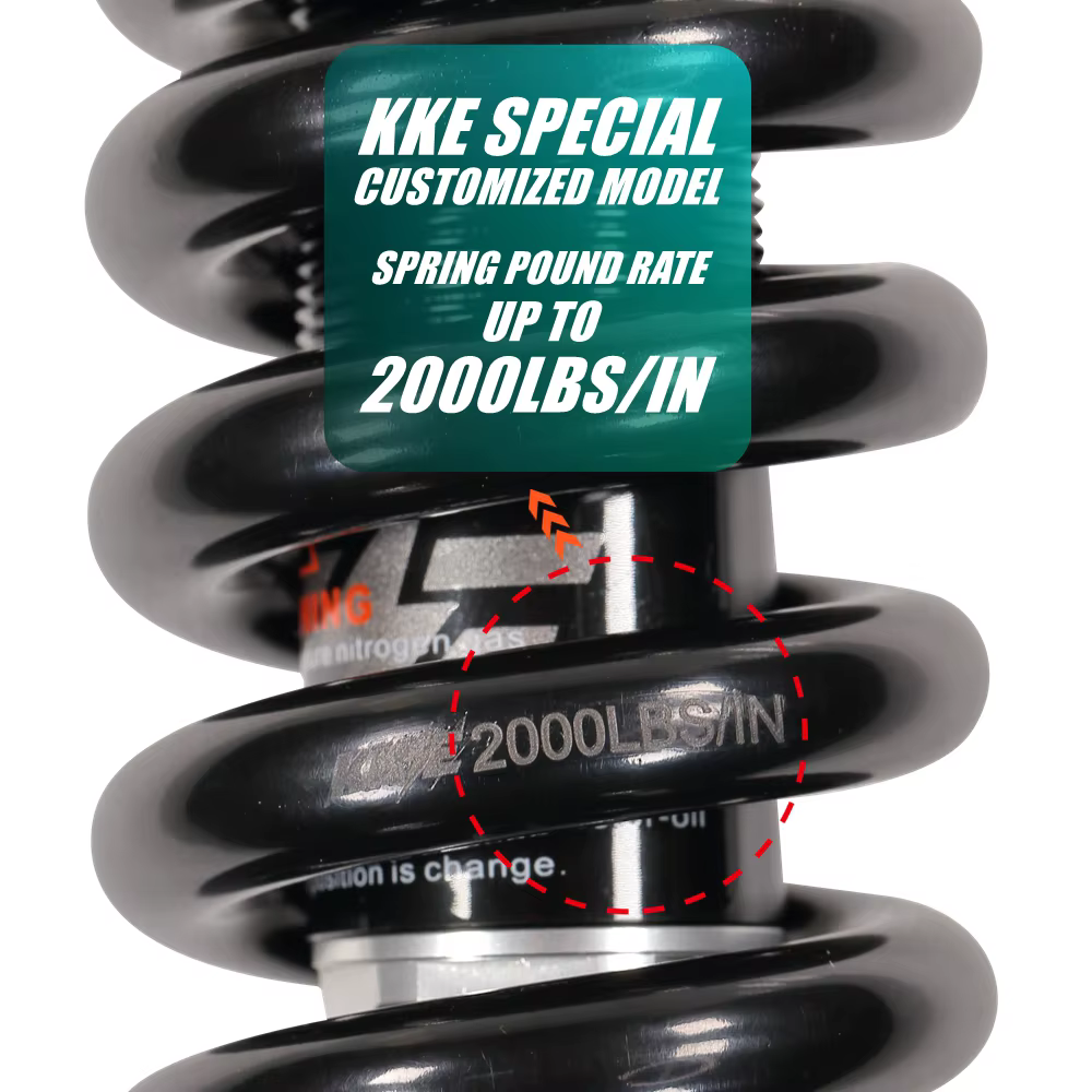 KKE 165mm 2000LBS/IN Suspension hydraulique réglable pour Scooter électrique TEVERUN BLADE GT GT + II 2 FIGHTER 11 + 11 SUPREME 7260R