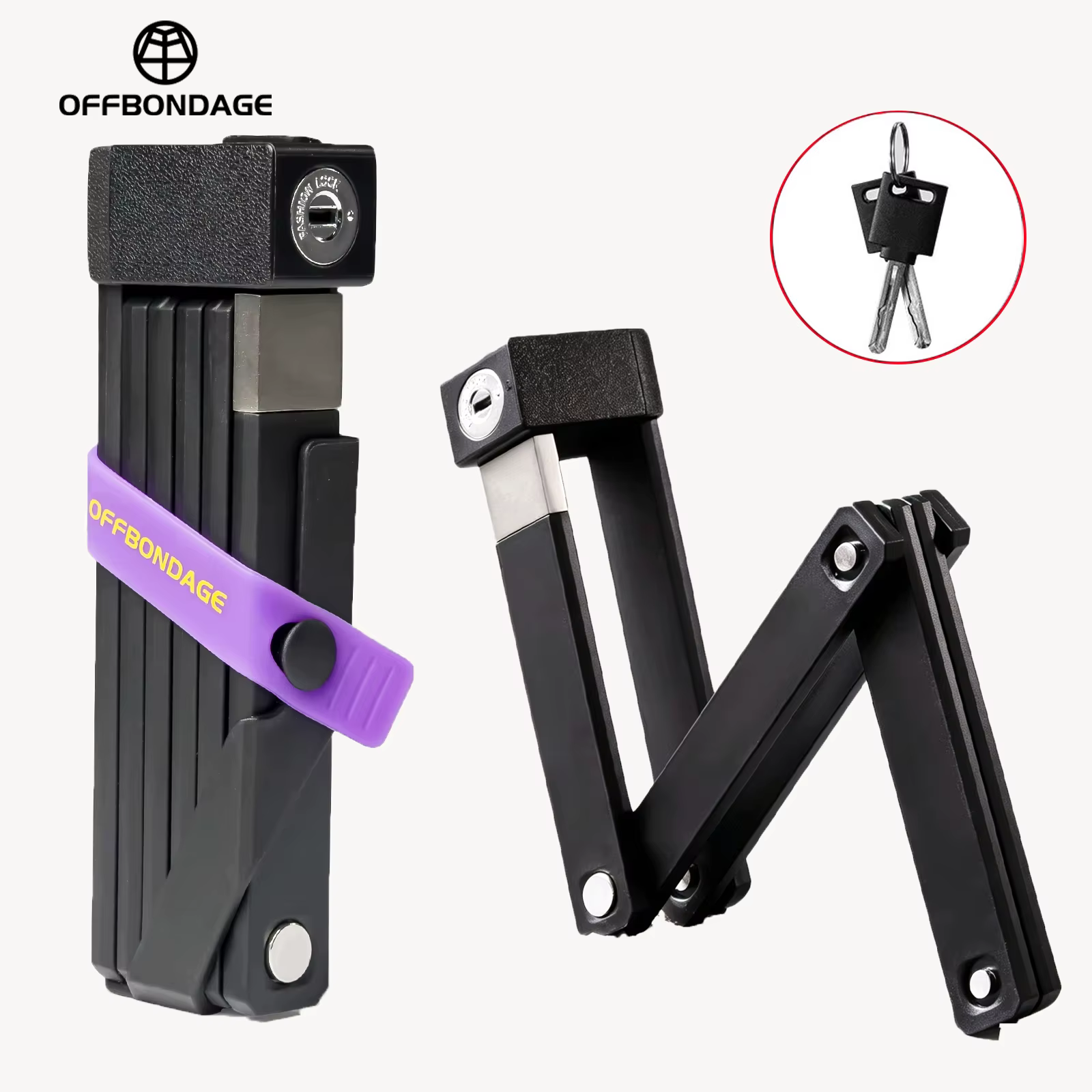 OFFBONDAGE – cadenas pliable pour vélo