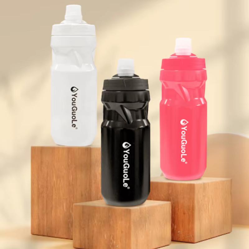 Bouteille d'eau de vélo en plein air de 600ml