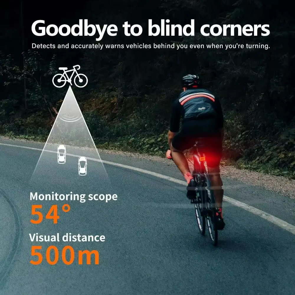 CYCLAMI vélo Radar Intelligent feu arrière