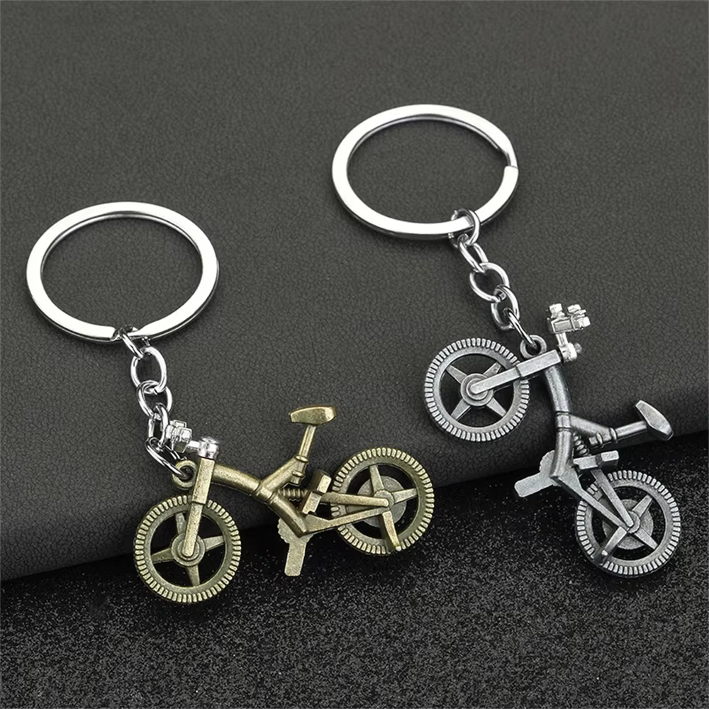 Porte-clés de vélo de Simulation Vintage unisexe