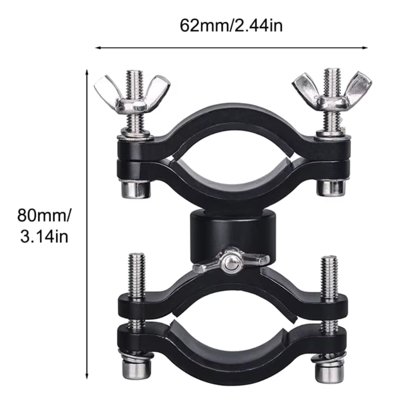 Support lampe poche pour vélo, support lumière pour vélo, Clip lampe poche