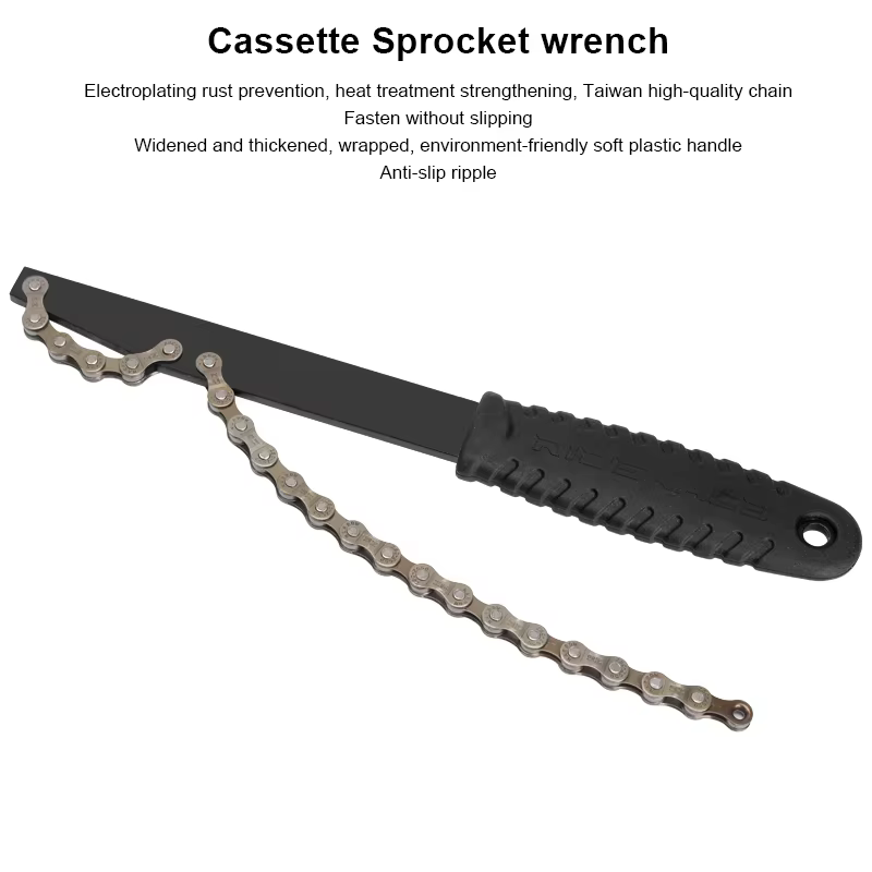 Kit d'outils de retrait de volant d'inertie de vélo avec clé à Cassette
