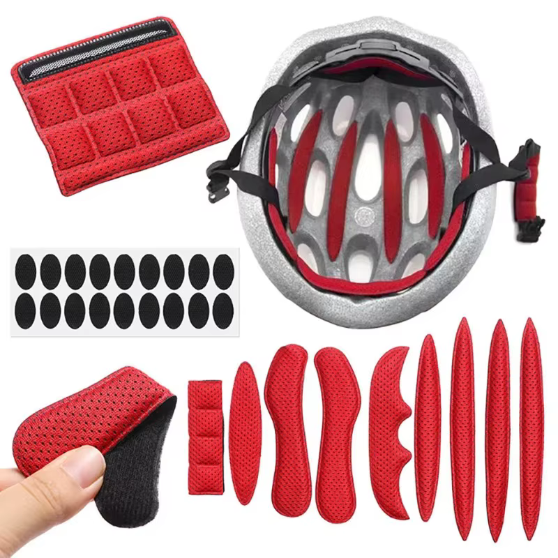 1 ensemble Kit de rembourrage de casque 27 pièces remplacement de vélo