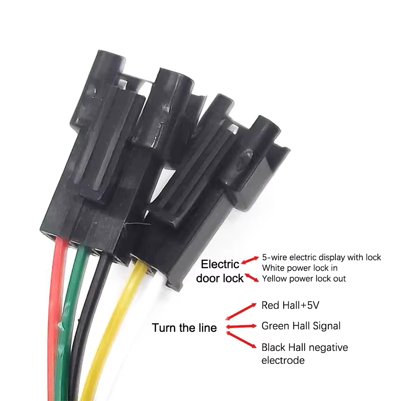 Accélérateur à poignée torsadée avec moniteur d'alimentation pour vélos électriques Ridstar série Q20/H20 48