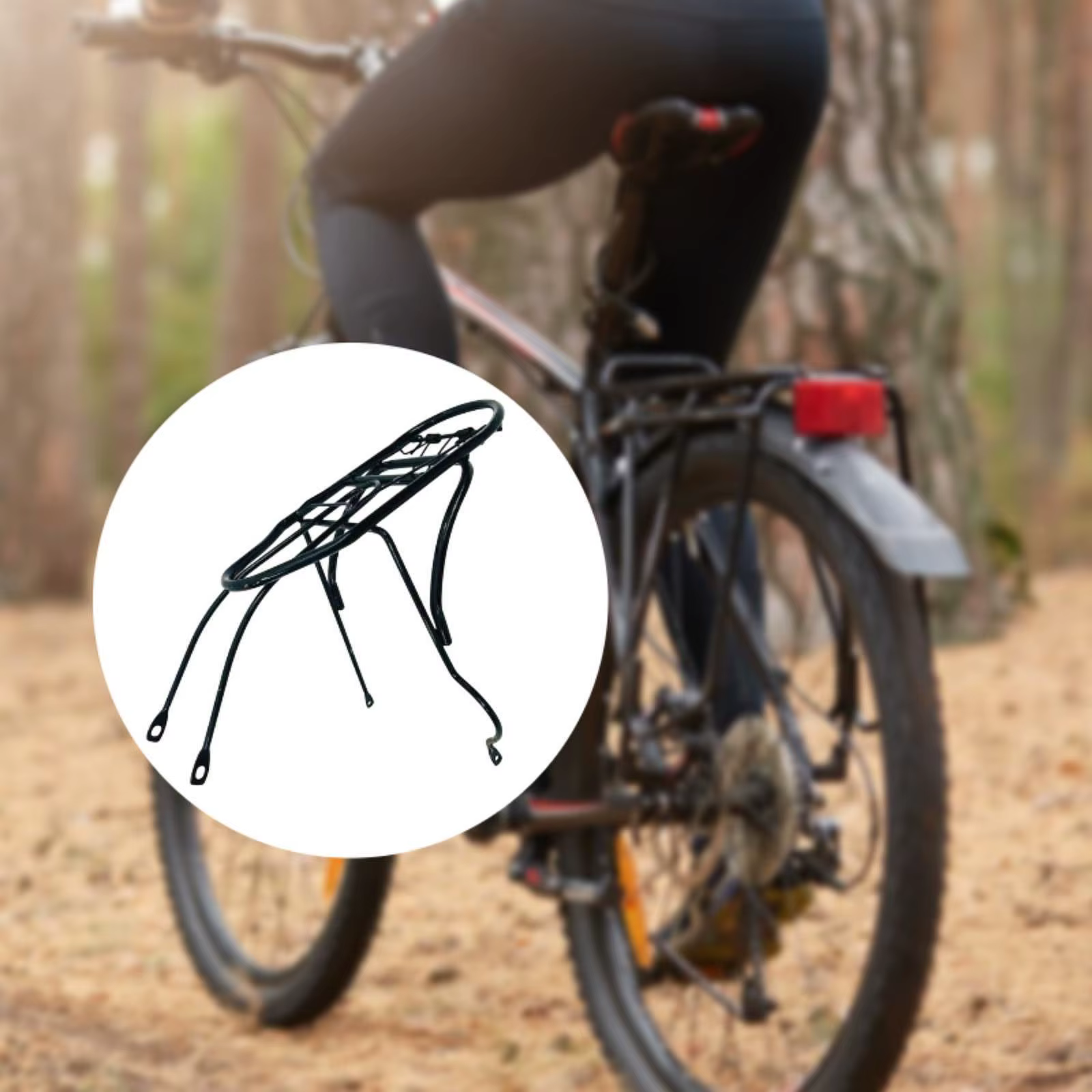 20 pouces vélo pliant porte-bagages frein à disque support de bagages matériel de montage contre-pointe arrière porte-vélo pour Kac083