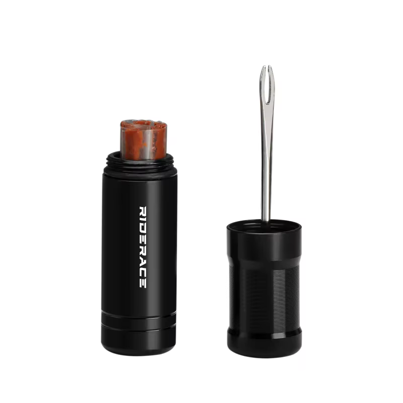 RIDERACE Kit d'outils de réparation de pneus de vélo VTT Tubeless pneu crevaison scellant caoutchouc rayure perceuse ensemble vtt cyclisme sur route