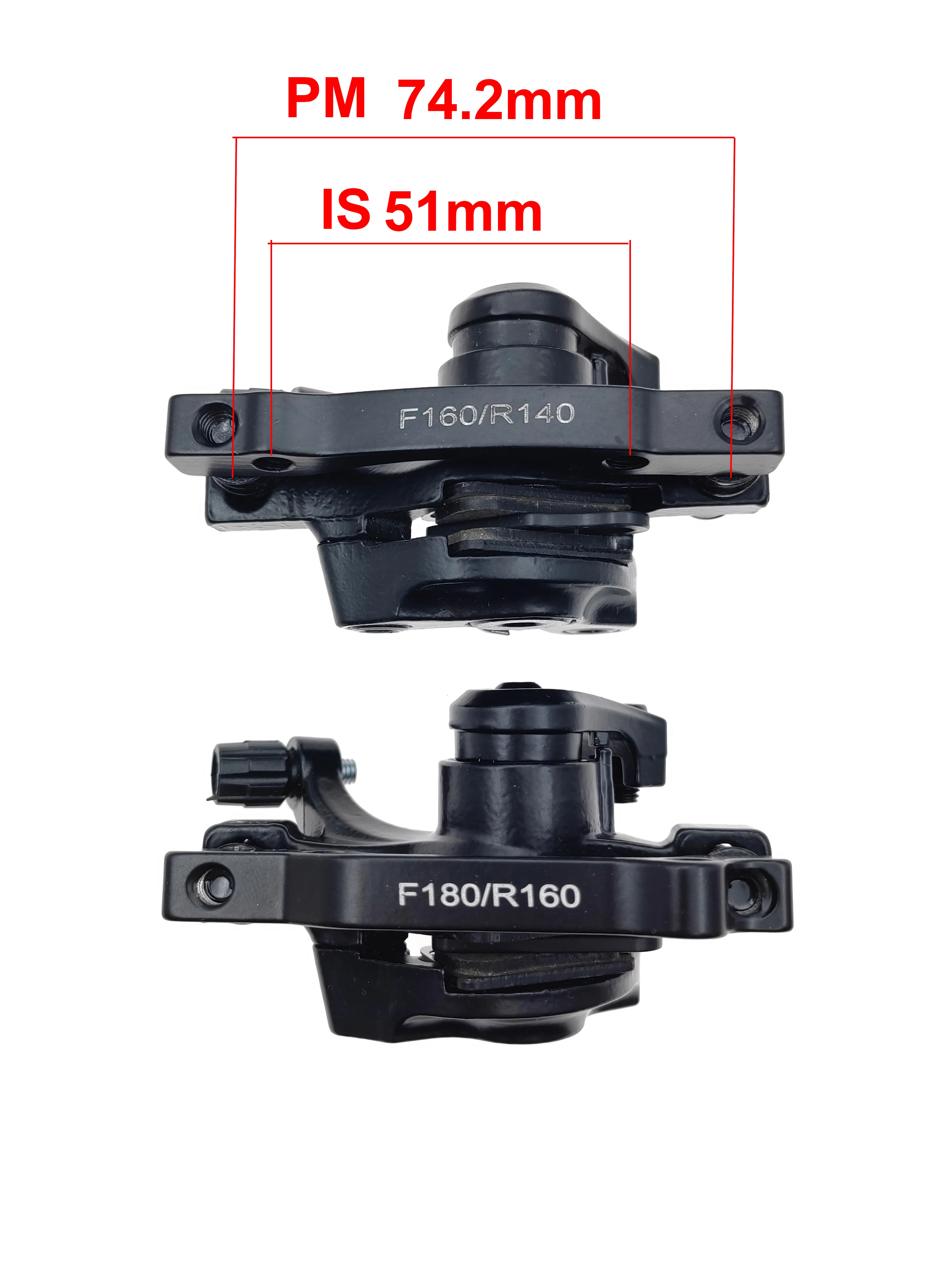 BLOOKE Scooter frein à disque Kugoo M4 M5 G2 PRO 140mm 160mm côté droit étrier mécanique électrique e-scooter pour NUTT Langfeite L8