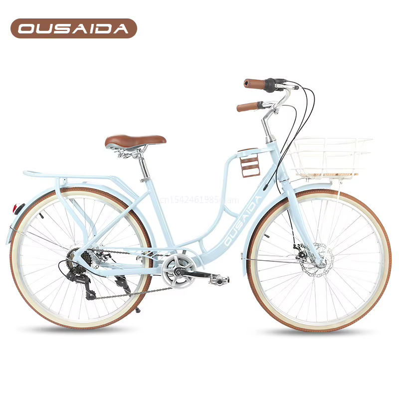 Vélo léger avec cadre en acier à haute teneur en carbone