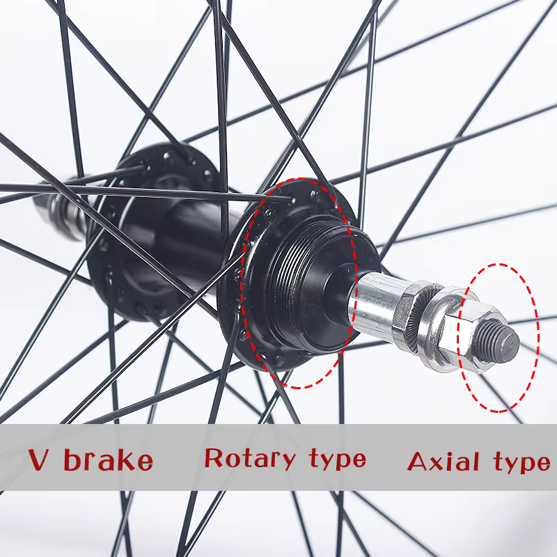 Jeu de roues de VTT ROCKBAO 24/26 pouces