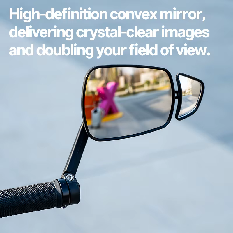 Walosphy 360 ° Rétroviseur double rotatif pour vélo
