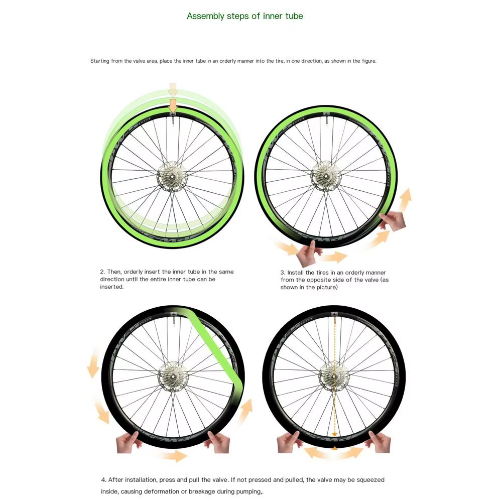 Chambre à air en TPU pour vélo de route