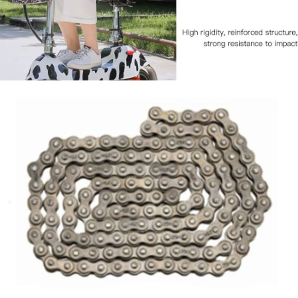 Chaîne de remplacement en acier durable 25H pour trottinette électrique