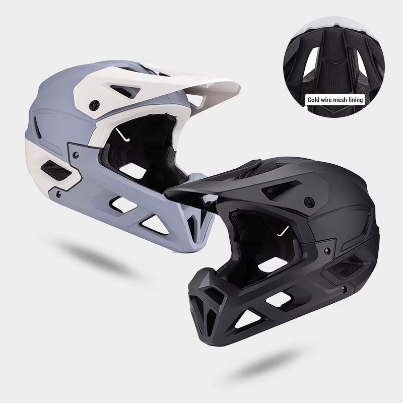 Horntour 2025 adulte VTT casque intégral moulé moto équitation sécurité vélo