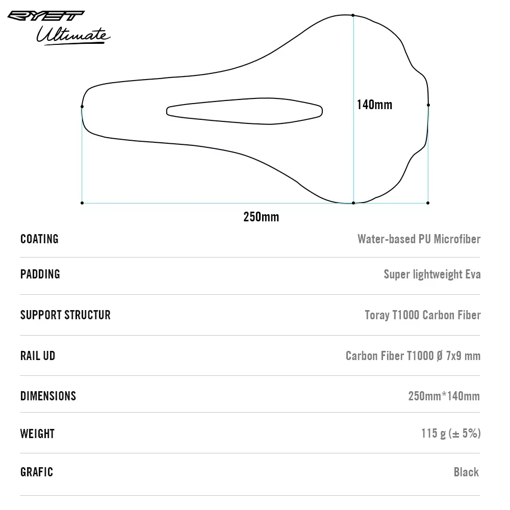 RYET selle de vélo ultralégère