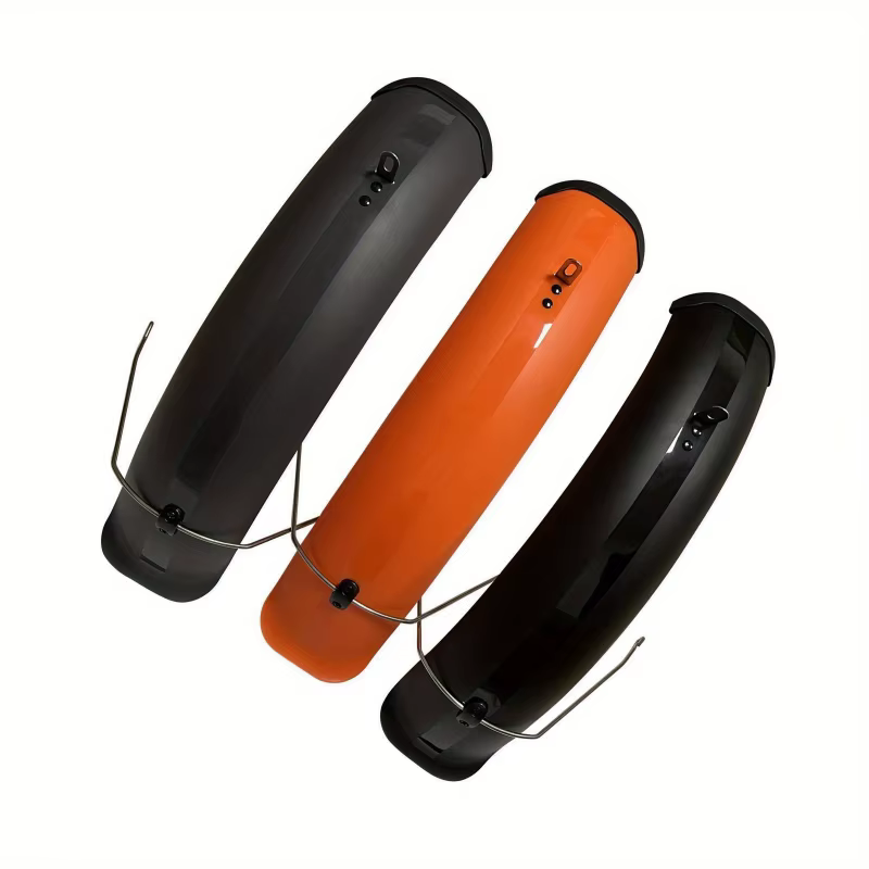 2 pièces/paquet garde-boue de vélo avant arrière ensemble de composants pour VTT voyage en plein air Orange